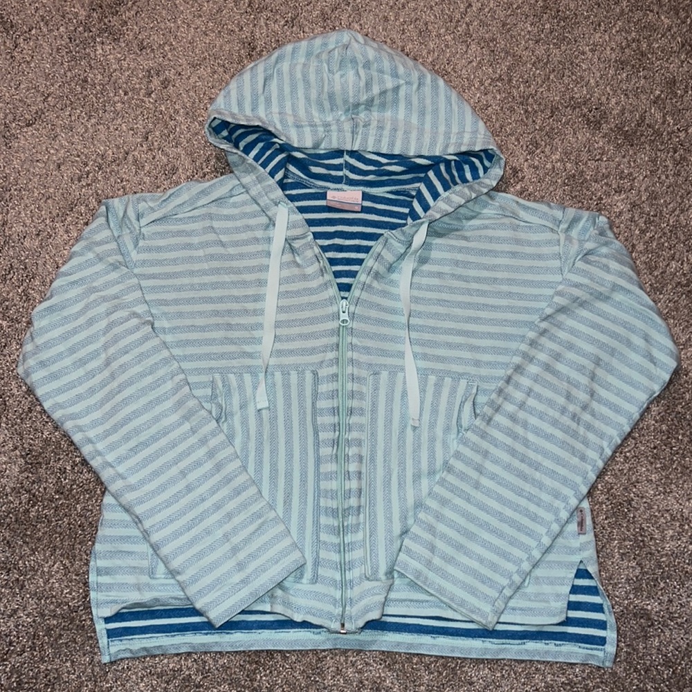 Columbia striped hoodie full zip